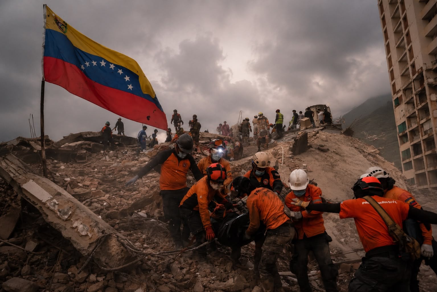 Situación en Venezuela después de terremoto.