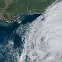 Imagen satelital del huracán Milton