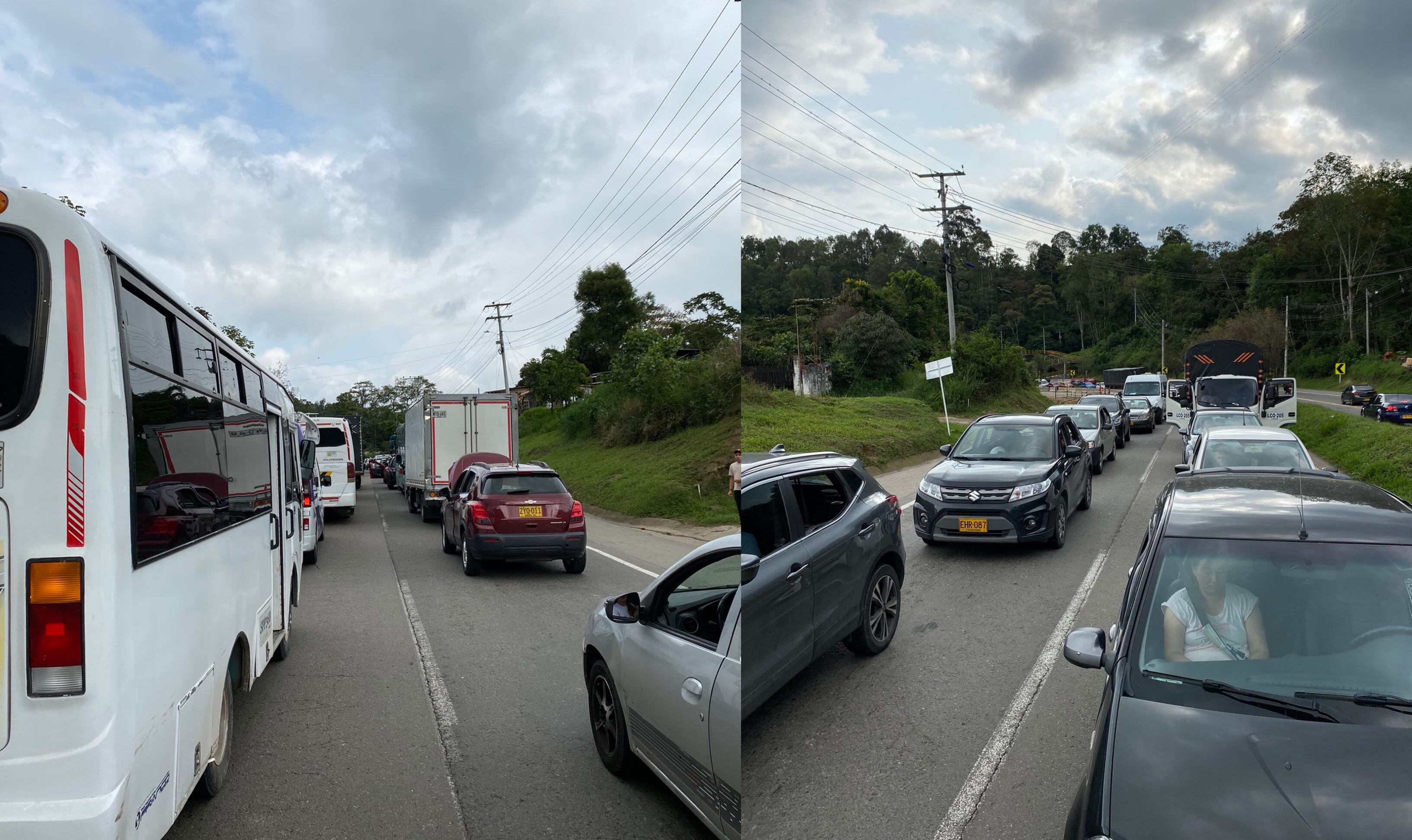 Colapso en la vía Bogotá - Girardot.