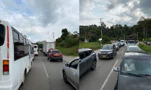 Colapso en la vía Bogotá - Girardot.