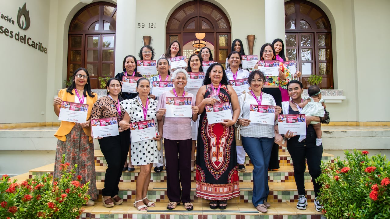 ‘Mujeres Brillantes’ es una de las estrategias del modelo de sostenibilidad de Gases de Caribe, que incluye el desarrollo sostenible de las comunidades donde opera la empresa.