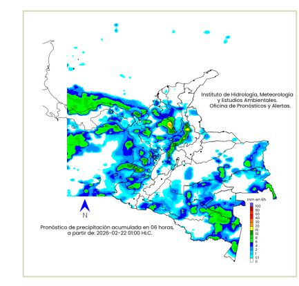 Pronóstico próximas horas.