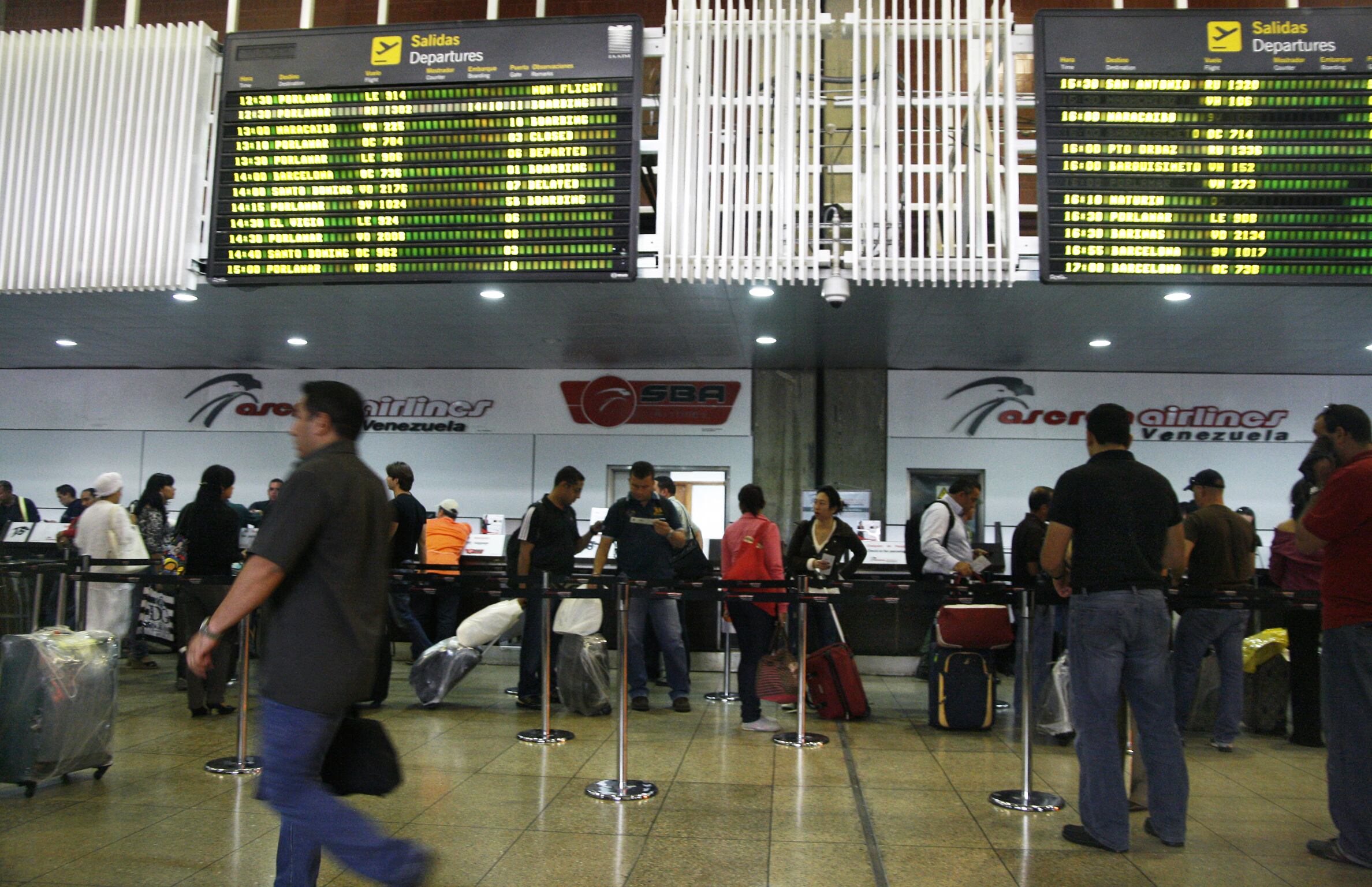 Aeropuerto en Caracas, Venezuela