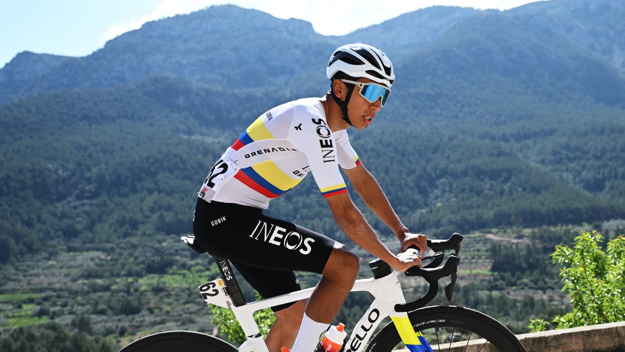 Egan Bernal, corredor colombiano del Ineos Grenadiers.