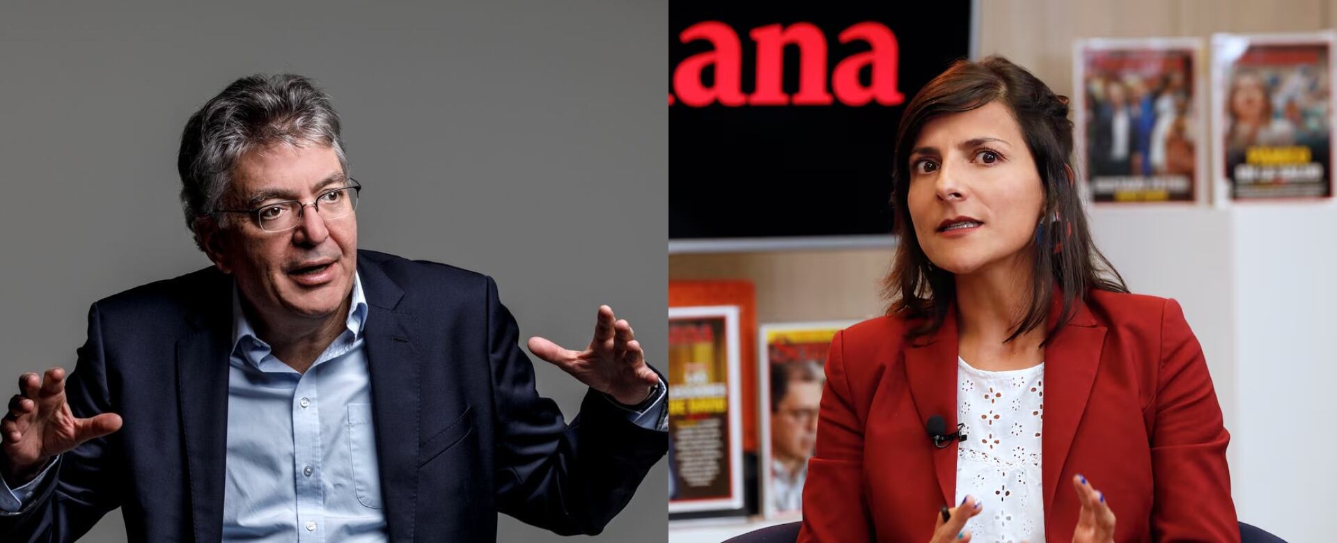 Irene Vélez y Mauricio Cárdenas