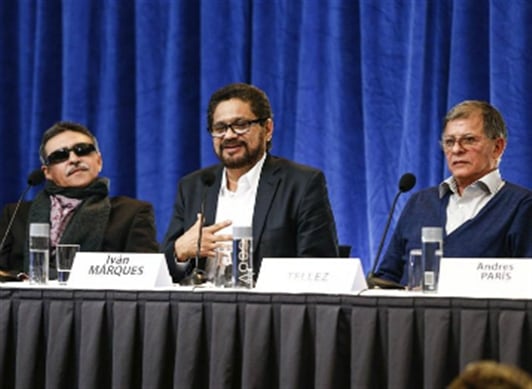 Negociación de paz con las Farc en La Habana.