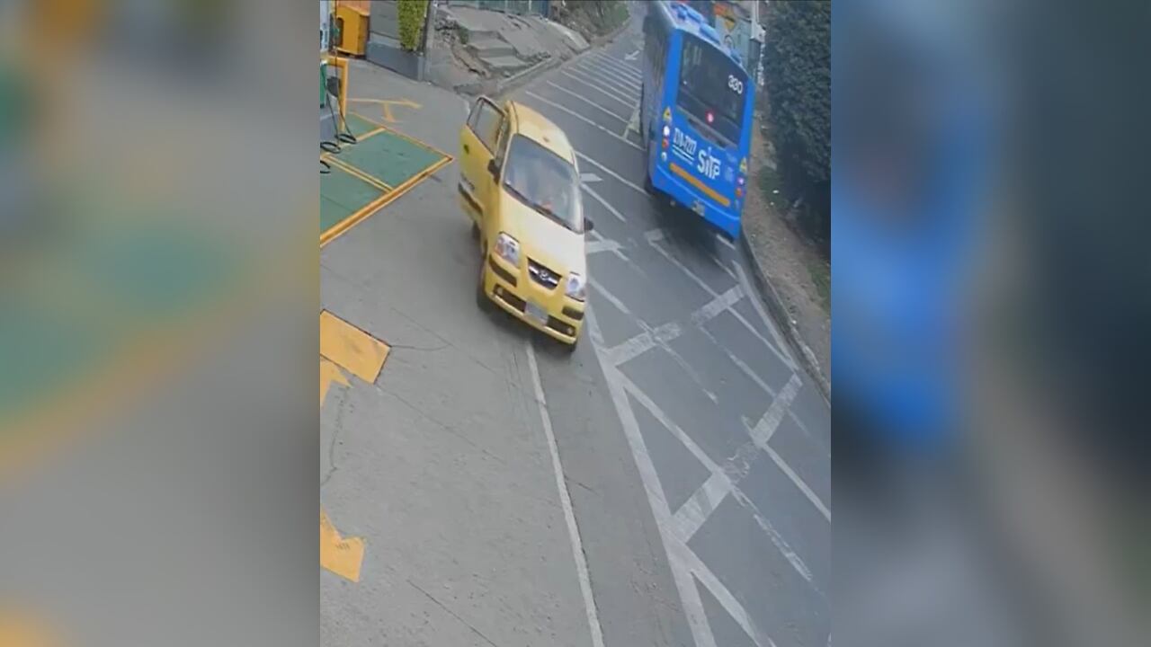 El animal saltó del vehículo.