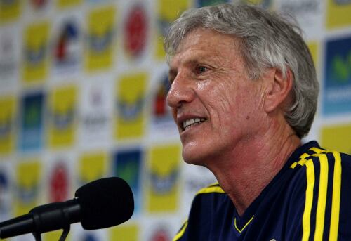 José Pekerman, director técnico de la Selección Colombia.