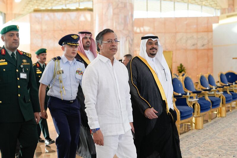 Gustavo Petro en Arabia Saudita