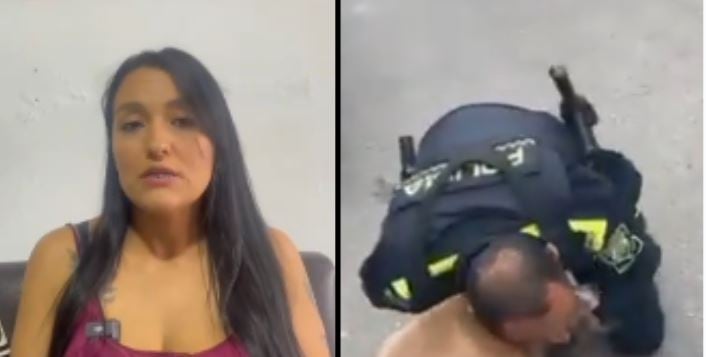 La dueña del pitbull contó su versión