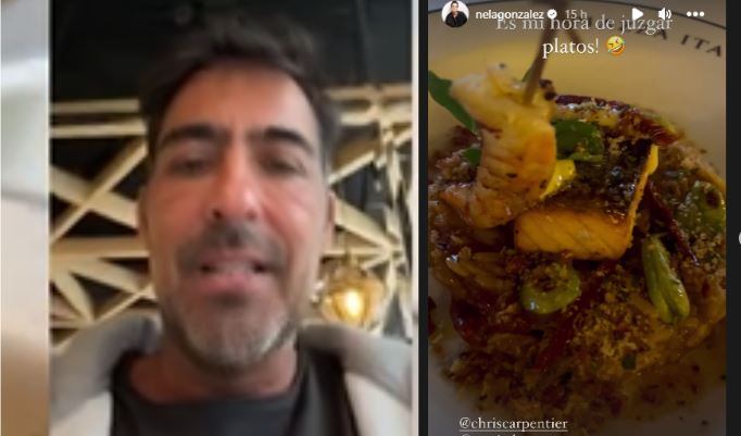 Nela se atrevió a juzgar el nuevo palto de Chris Carpentier