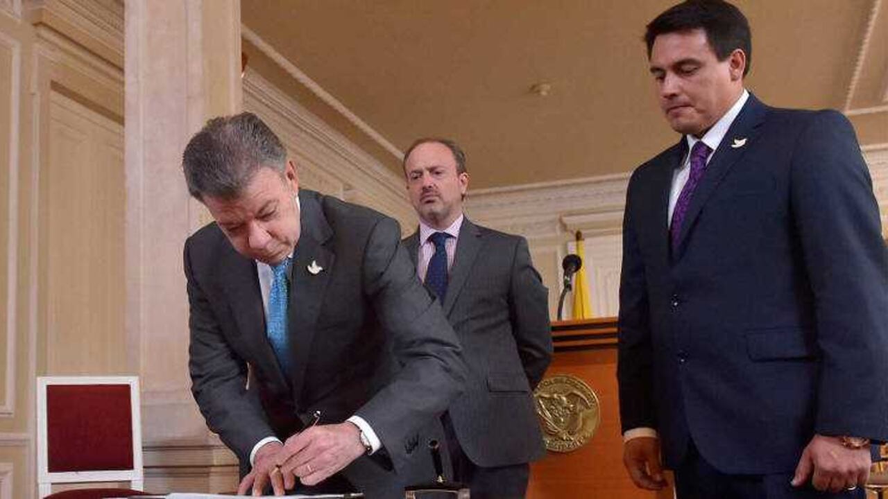 El presidente Juan Manuel Santos posesionó al manizalita Jorge Eduardo Rojas como nuevo ministro de Transporte