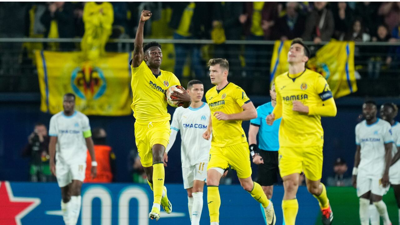 Yerson Mosquera marcó su primer gol desde su llegada al Villarreal.