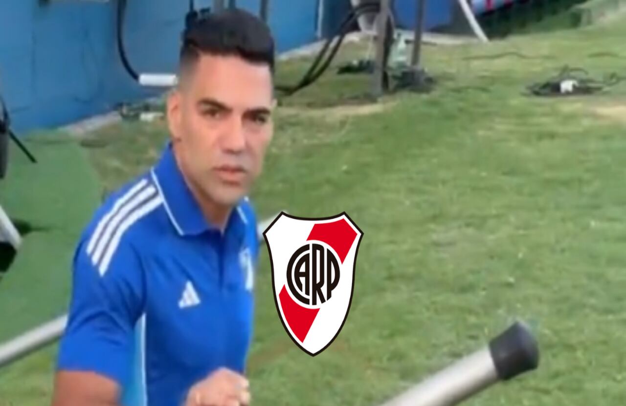Falcao García hizo parte de la delegación de Millonarios en amistoso con River Plate