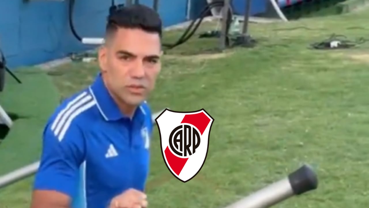 Falcao García hizo parte de la delegación de Millonarios en amistoso con River Plate
