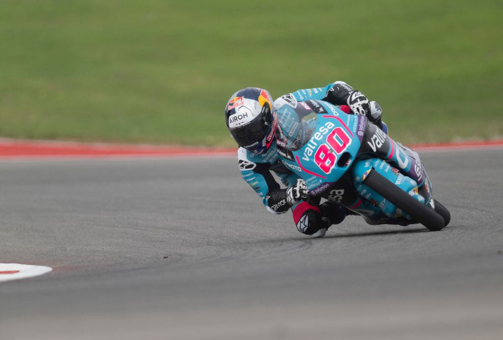 El colombiano David Alonso ganó el MotoGP de las Américas en el Circuito de Austin, Texas.