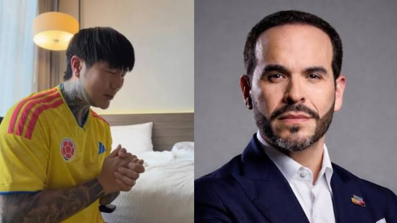 Zion Hwang pide la nacionalidad colombiana al presidente Abelardo De La Espriella.