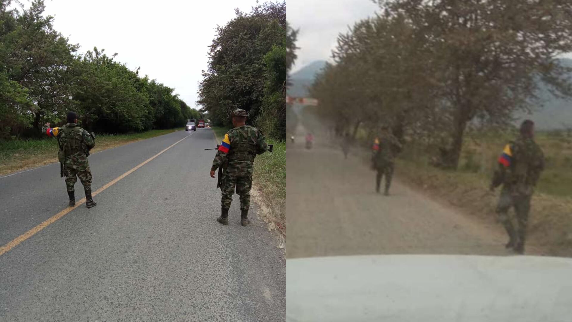 Disidencias de las Farc instalan retén ilegal en Cauca.