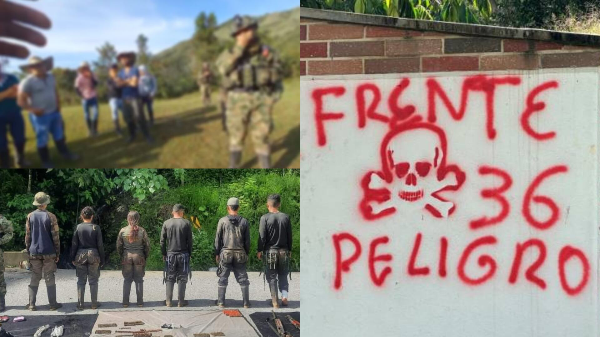 Disidencias de las Farc tienen el control sobre siete municipios en Antioquia.