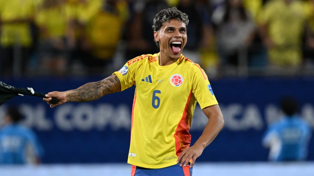 Richard Ríos destaca con Selección Colombia y Palmeiras