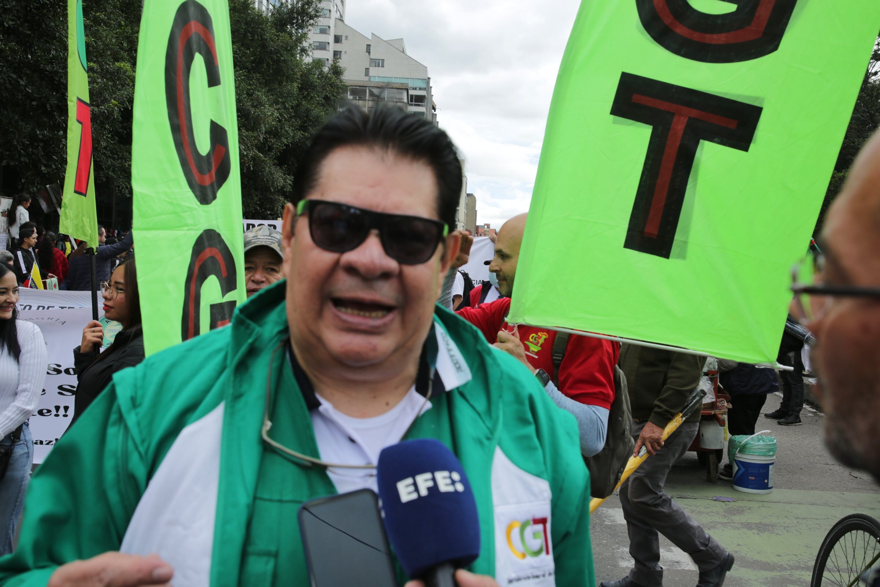 Marchas 1 de Mayo día del trabajo, apoyo al Presidente Gustavo Petro, Fecode