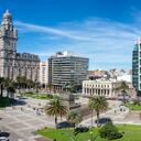 Plaza Independencia. en Montevideo