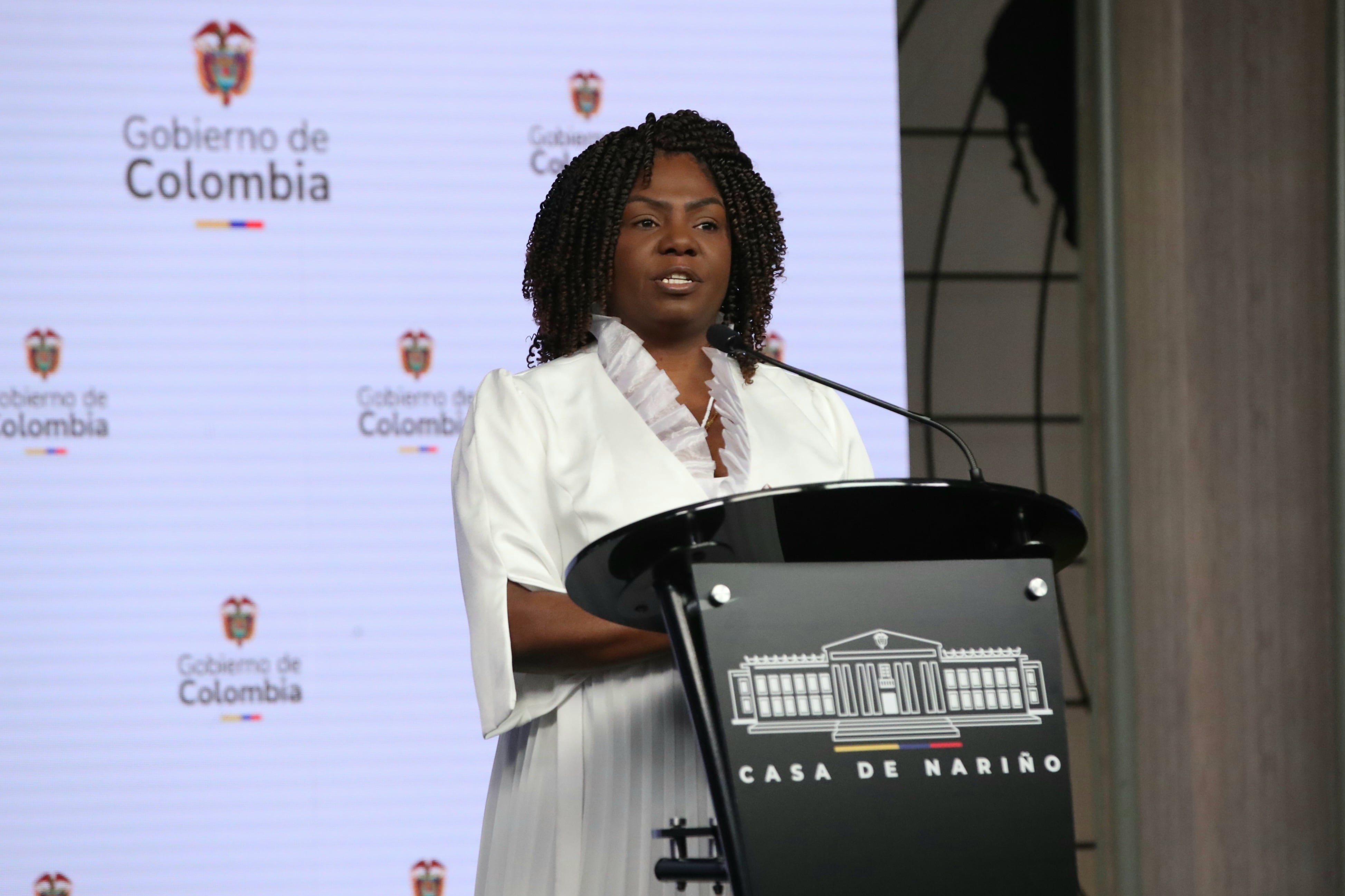 Rueda de prensa  de la Vicepresidenta  Francia Márquez