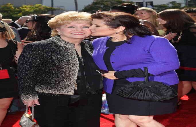 Carrie Fisher y Debbie Reynolds. Foto. AP