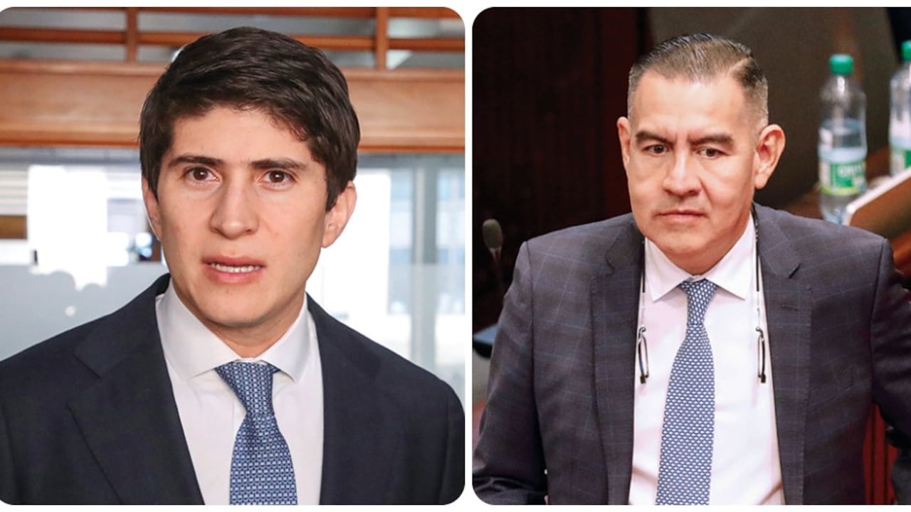 Wadith Manzur y Wilmer Carrillo.