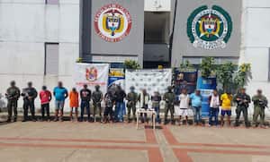 15 personas capturadas en Magangué, Bolívar.