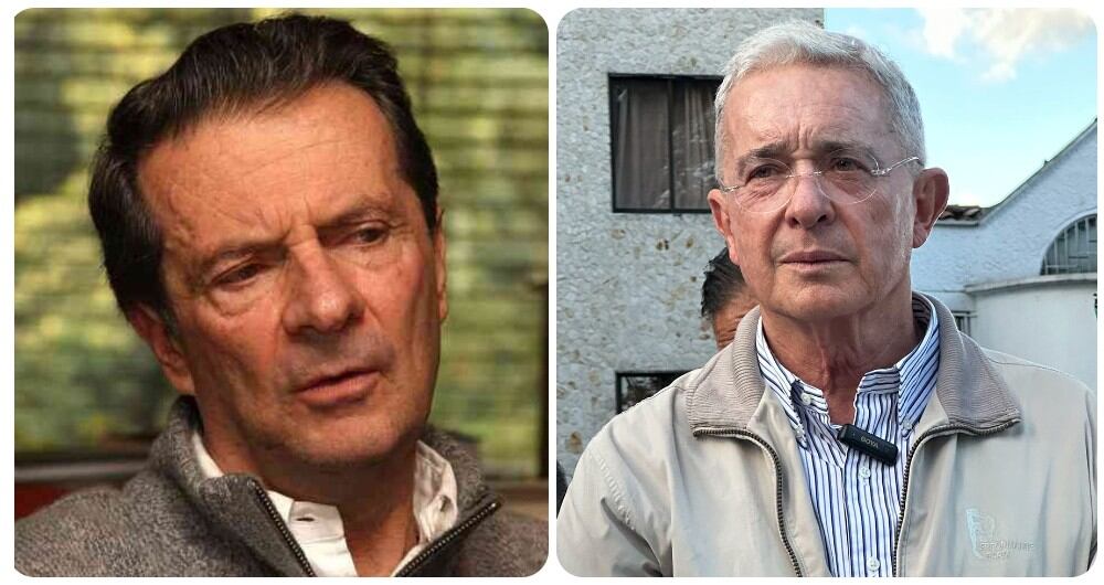 Fernando Londoño y Álvaro Uribe