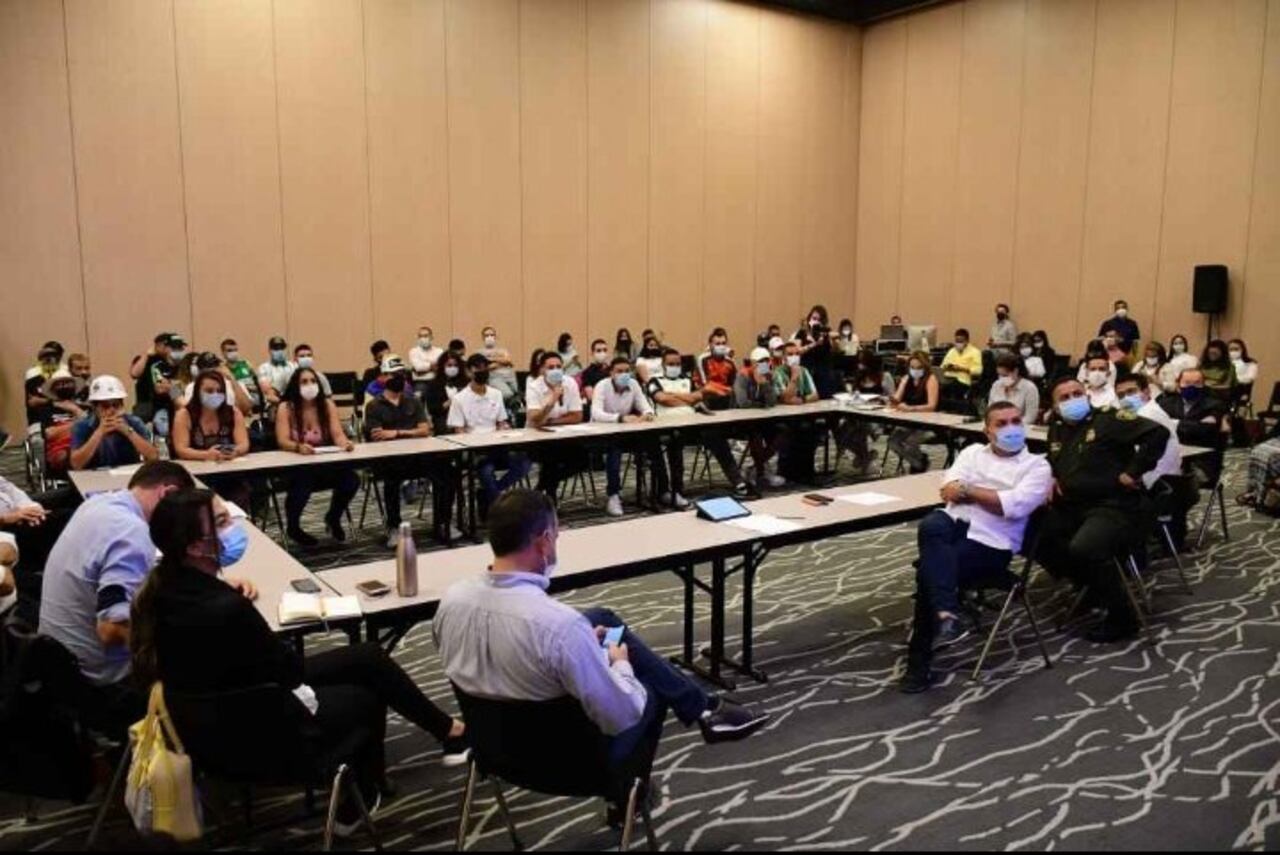 Así se desarrolló la reunión entre la primera línea y las autoridades en Pereira.