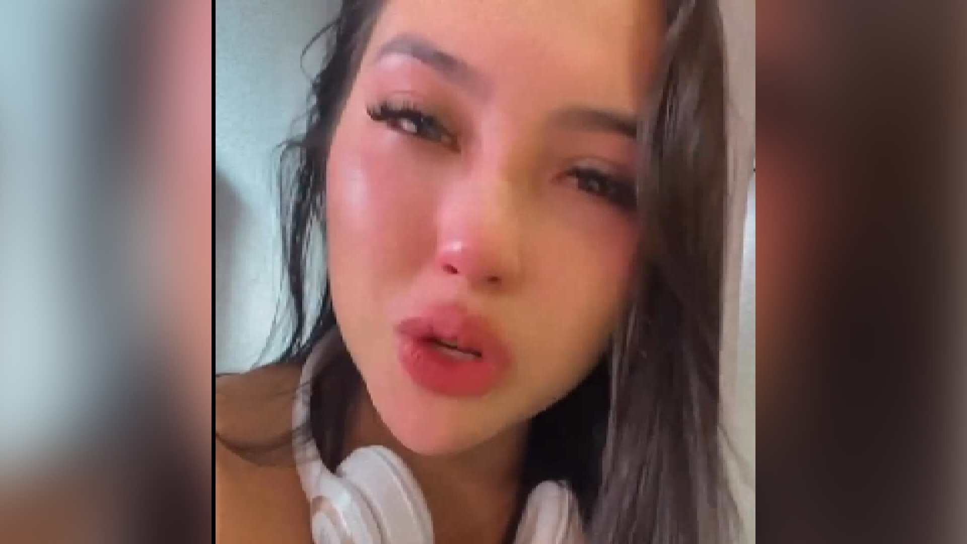 Aida Victoria Merlano después de su reencuentro con Aida Merlano.