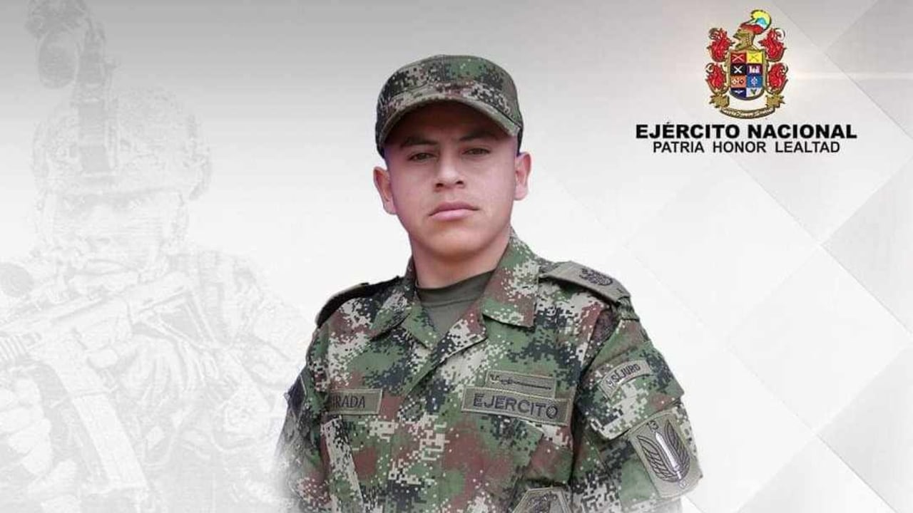 La víctima es el soldado profesional Juan David Estrada Suárez, orgánico del
Batallón de Operaciones Terrestres N.° 13.