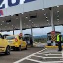 Los conductores del servicio público pidén garantías de seguridad en la frontera.