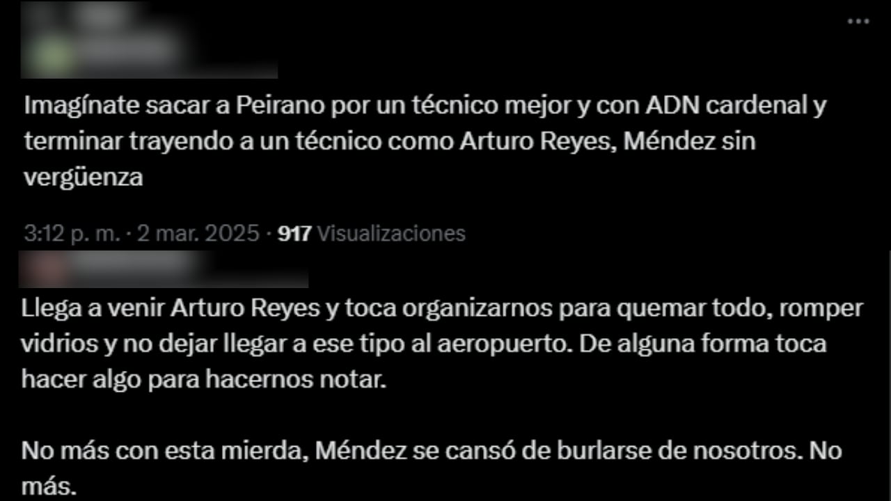 Comentarios aficionados de Santa Fe ante la posible llegada de Arturo Reyes