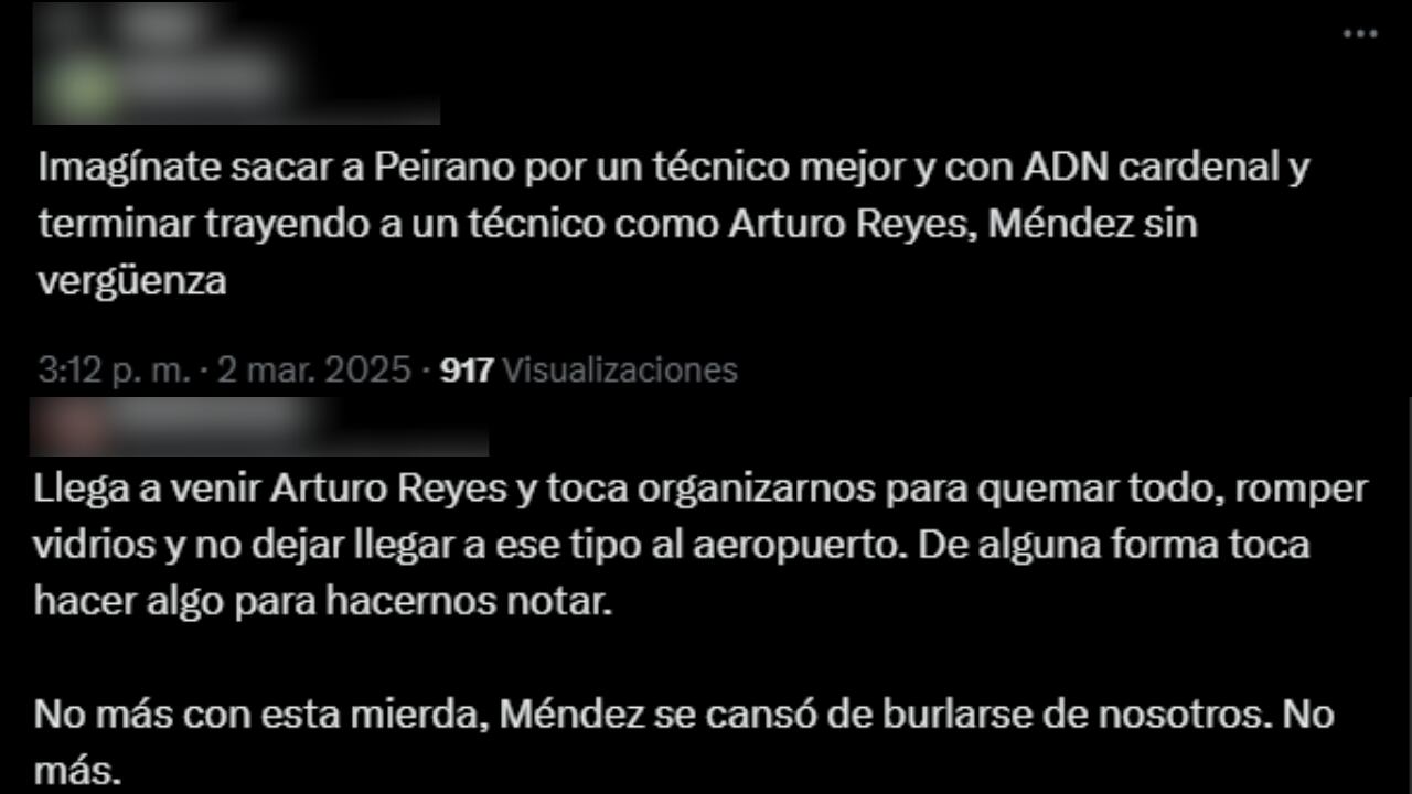 Comentarios aficionados de Santa Fe ante la posible llegada de Arturo Reyes