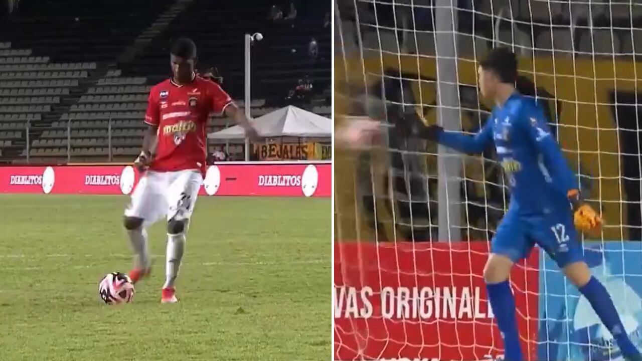 Así fue la tanda de penales en Caracas FC vs. Deportivo Táchira