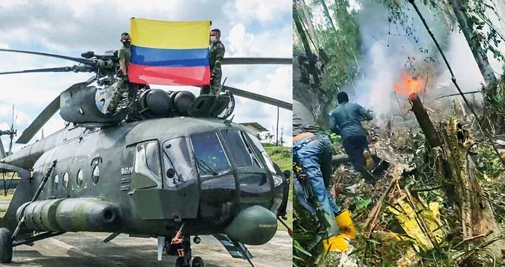 El Ejército, hoy comandado por el general Luis Mauricio Ospina, sigue en el ojo del huracán por diferentes escándalos; entre ellos, los accidentes de cuatro helicópteros. El caso más reciente ocurrió en el sur de Bolívar. Un MI-17, que era piloteado por un experimentado teniente coronel, se precipitó a tierra. La tragedia dejó nueve muertos. Aún no hay claridad sobre lo sucedido. 