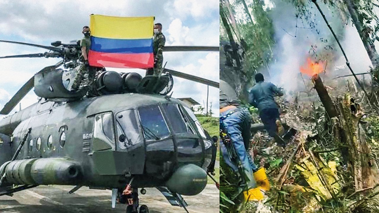 El Ejército, hoy comandado por el general Luis Mauricio Ospina, sigue en el ojo del huracán por diferentes escándalos; entre ellos, los accidentes de cuatro helicópteros. El caso más reciente ocurrió en el sur de Bolívar. Un MI-17, que era piloteado por un experimentado teniente coronel, se precipitó a tierra. La tragedia dejó nueve muertos. Aún no hay claridad sobre lo sucedido.