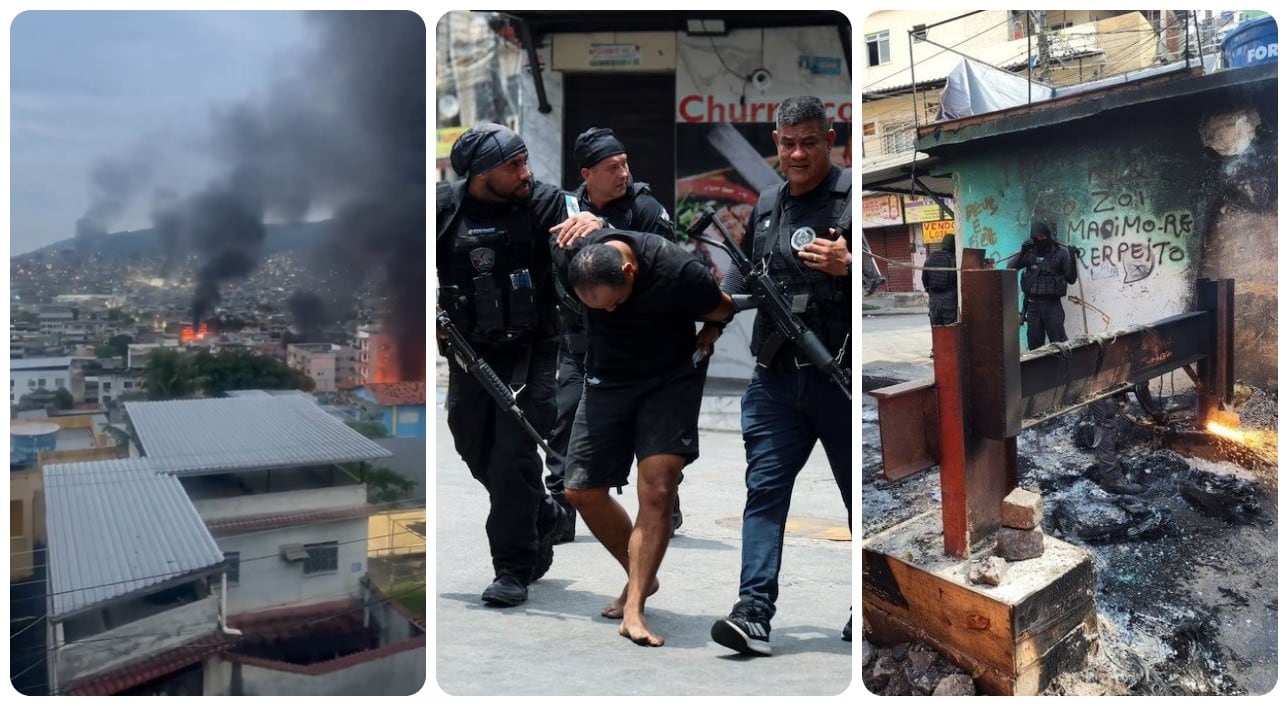 Los agentes realizaron un megaoperativo en una de las ciudades principales de Brasil