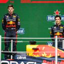 Sergio Pérez y Max Verstappen son colegas al interior del Red Bull.