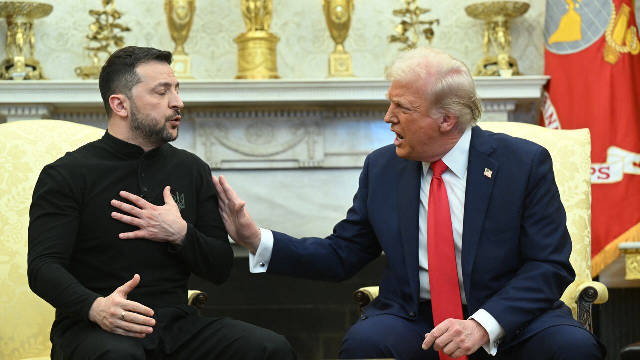 Volodimir Zelenski y Donald Trump