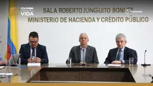 Rueda de prensa en el que se hizo oficial el nombramiento del nuevo director de Presupuesto.