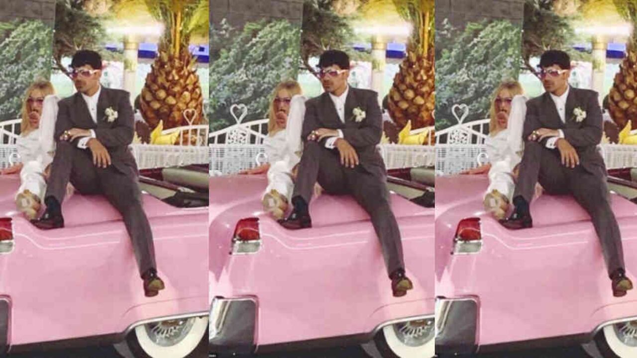 Sophie Turner y Joe Jonas en Las Vegas.