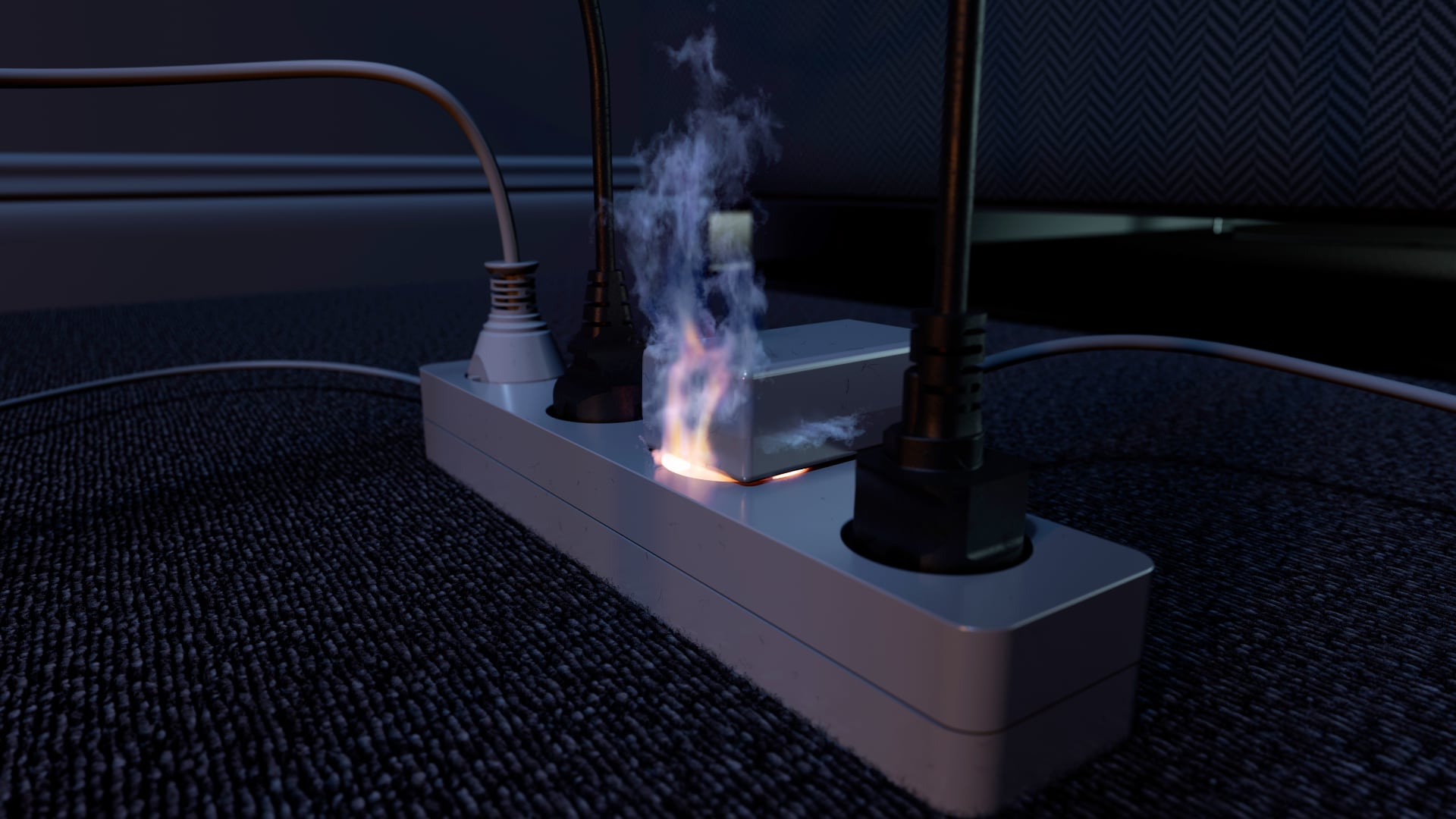 La regletas eléctricas se deben usar con responsabilidad para evitar accidentes.