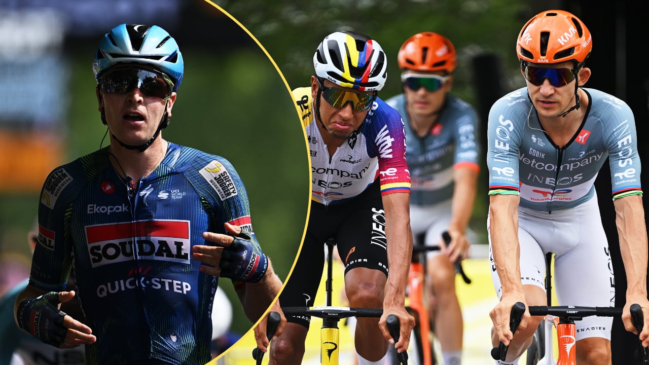 Tim Merlier, ganador de la etapa 8 y Egan Bernal, mejor colombiano del Tour de Francia 2026