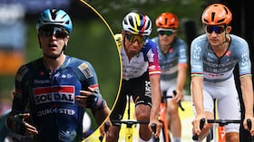Tim Merlier, ganador de la etapa 8 y Egan Bernal, mejor colombiano del Tour de Francia 2026