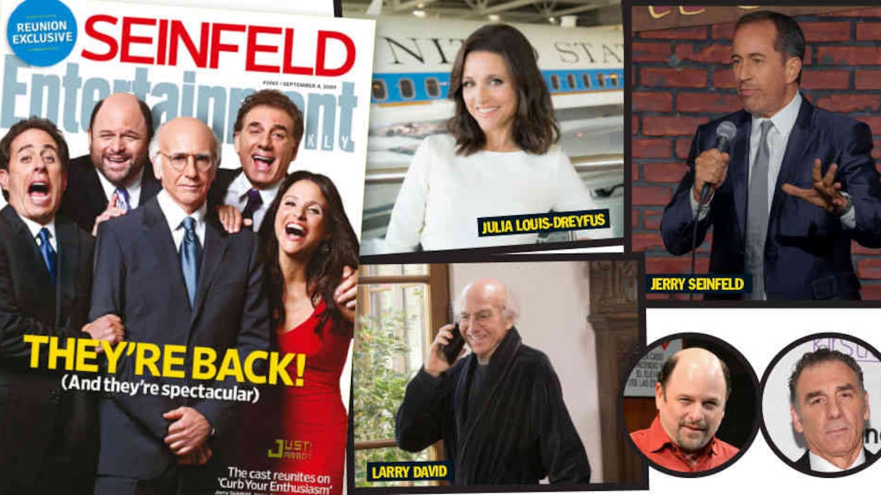 Julia Louis-Dreyfus está en la cumbre con su papel en ‘Veep’, como la vicepresidenta de Estados Unidos. Seinfeld llegó a un acuerdo con Netflix para ‘Jerry before Seinfeld’ y ‘Comedians in cars getting coffee’. Larry David no ha dejado de triunfar con su extraño personaje de sí mismo. Foto: Netflix
