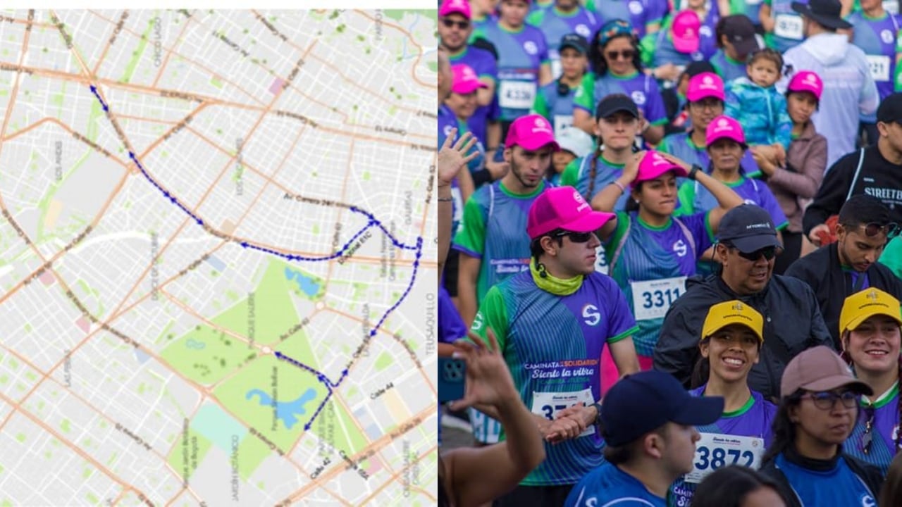 Vías cerradas por la Caminata de la Solidaridad este domingo, 30 de agosto.